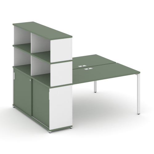 Бенч-система с опорным шкафом-купе с надставкой Concept CN.DRS-241 фото 5