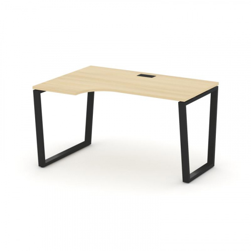 Style Project Стол рабочий эргоном. SN-6T2.SPA-021(L) Акация Лорка/Металл Антрацит/Заглушка Пластик фото 7