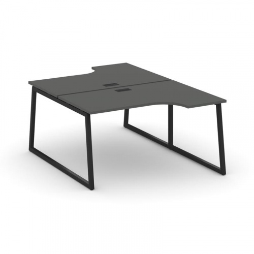 Style Project Рабочая станция эргоном. SN-4T1.DRPA-022 Акация Лорка/Металл Антрацит/Заглушка Пластик фото 7