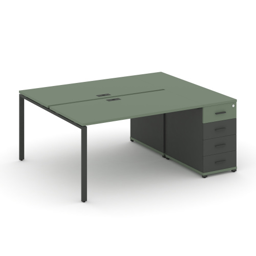 Бенч-система с 1 опорной тумбой Concept CN.DRS-404 фото 2