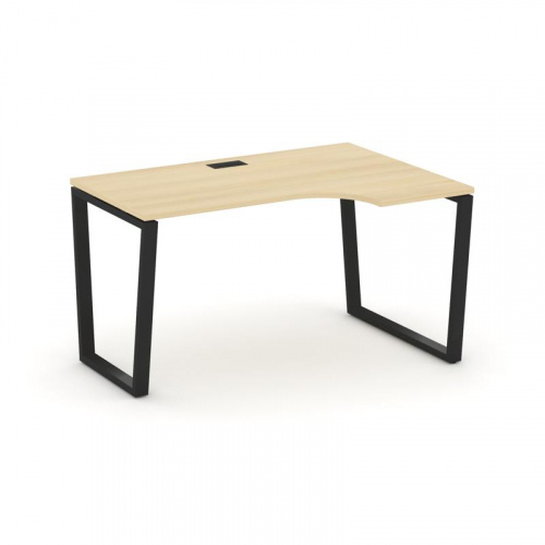 Style Project Стол рабочий эргоном. SN-6T2.SPA-012(R) Акация Лорка/Металл Антрацит/Заглушка Пластик фото 4 Style Project Стол рабочий эргоном. SN-6T2.SPA-012(R) Акация Лорка/Металл Антрацит/Заглушка Пластик фото 4