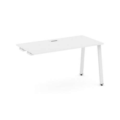 Style Project Стол-приставка к опор. элем. SN-6A.OPRS-022 Дуб Табак/Металл Белый 1180*800*750 фото 26