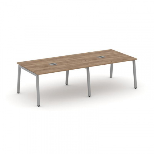 Style Project Стол переговорный SN-5A.SPRG-044 Вяз Благородный/Металл Антрацит 3160*1180*750 фото 3 Style Project Стол переговорный SN-5A.SPRG-044 Вяз Благородный/Металл Антрацит 3160*1180*750 фото 3