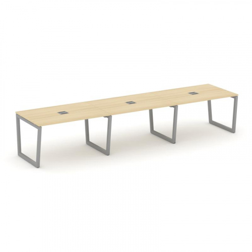 Style Project Стол переговорный SN-5T2.SPRG-022 Акация Лорка/Металл Антрацит/Заглушка Металл Антраци фото 20