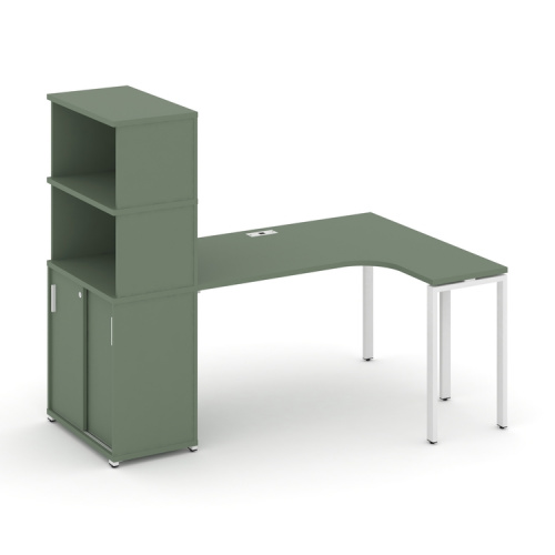 Стол эргономичный с опорным шкафом-купе Concept CN.SA-221(R) Стол эргономичный с опорным шкафом-купе Concept CN.SA-221(R)