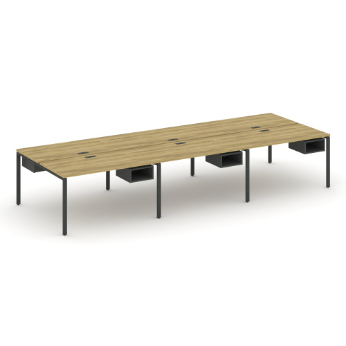 Бенч-система на 6 мест с подвесными тумбами Concept CN.DRS-143 фото 4