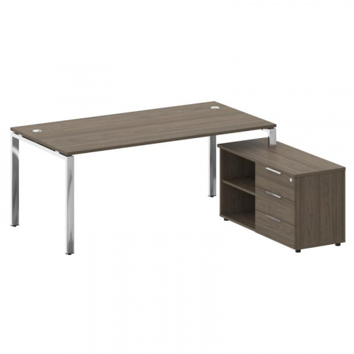 Стол руководителя с тумбой Metal System Direct БГ.СРТ-5.9 (R) Стол руководителя с тумбой Metal System Direct БГ.СРТ-5.9 (R)