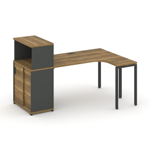 Стол эргономичный с опорным шкафом-купе Concept CN.SA-219(R) Стол эргономичный с опорным шкафом-купе Concept CN.SA-219(R)