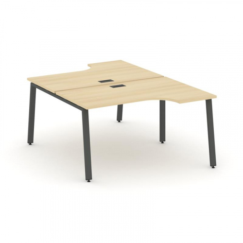 Style Project Рабочая станция эргоном. SN-6A.DRPA-011 Дуб Наварра/Металл Антрацит 1380*1432/1992*750 фото 20