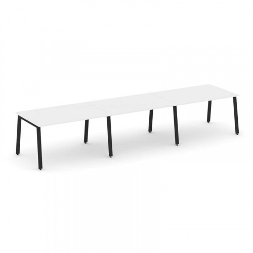 Style Project Стол переговорный SN-6A.SPRG-022.3 Белый/Металл Антрацит 3540*980*750 фото 6