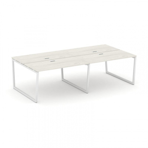 Style Project Рабочая станция 2-х сторон. SN-4T2.DRS-041 Акация Лорка/Металл Антрацит/Заглушка Пласт фото 12