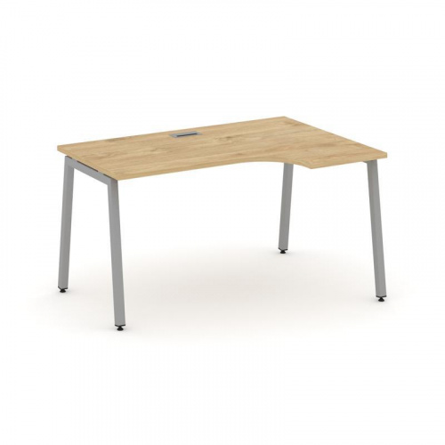 Style Project Стол рабочий эргоном. SN-4A.SPA-012(R) Дуб Табак/Металл Антрацит 1580*700/980*750