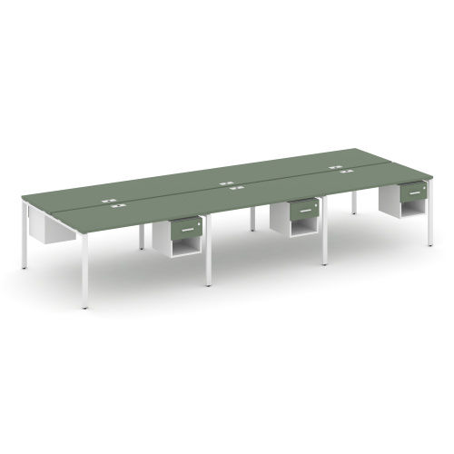 Бенч-система на 6 мест с подвесными тумбами Concept CN.DRS-159 фото 5 Бенч-система на 6 мест с подвесными тумбами Concept CN.DRS-159 фото 5