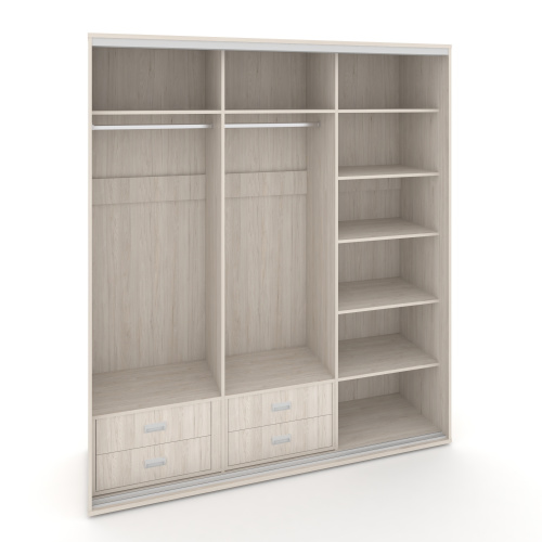 Корпус 3-х секционного шкафа высокого L=1619мм Maris SH.K3-1.1 K3 фото 2