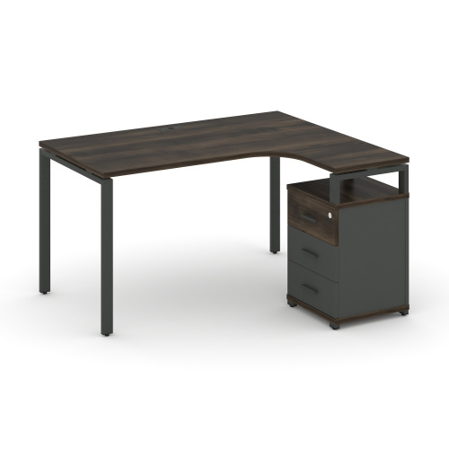 Стол эргономичный с опорной тумбой Concept CN.SA-307(R)