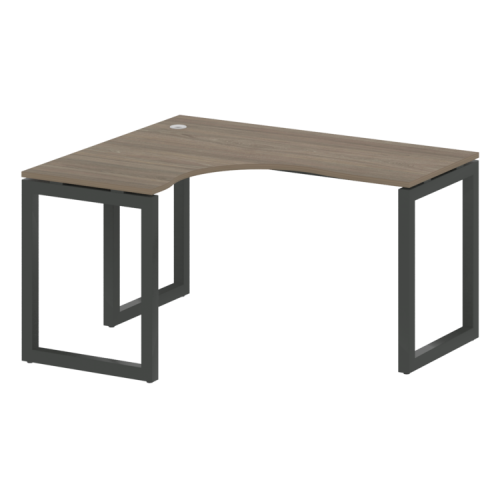 Стол криволинейный левый на О-обр. м/к Metal System Quattro 50БО.СА-3 (L) фото 2 Стол криволинейный левый на О-обр. м/к Metal System Quattro 50БО.СА-3 (L) фото 2