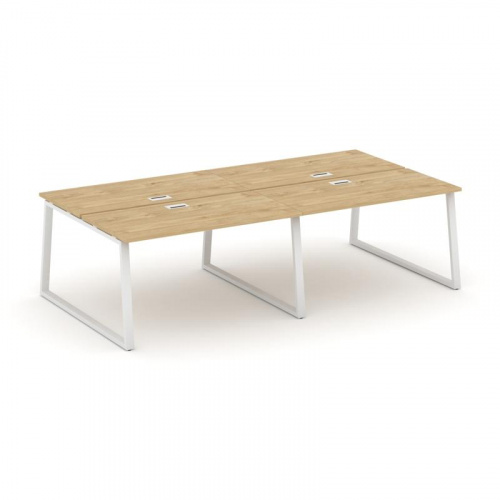 Style Project Рабочая станция 2-х сторон. SN-6T1.DRS-051 Акация Лорка/Металл Антрацит/Заглушка Пласт фото 3