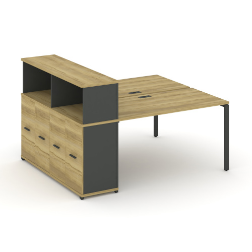 Бенч-система с опорным распашным шкафом Concept CN.DRS-226 фото 4 Бенч-система с опорным распашным шкафом Concept CN.DRS-226 фото 4