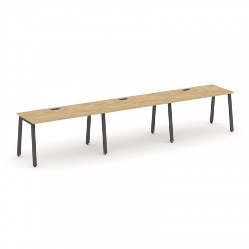 Style Project Рабочая станция 1 сторон. SN-6A.ORS-042 Антрацит/Металл Антрацит 3540*700*750 фото 17