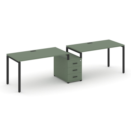 Бенч-система на 2 места с 1 опорной тумбой Concept CN.ORS-302 фото 2 Бенч-система на 2 места с 1 опорной тумбой Concept CN.ORS-302 фото 2