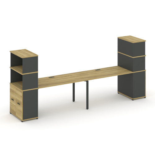 Бенч-система с опорными распашными шкафами Concept CN.ORS-232 фото 4