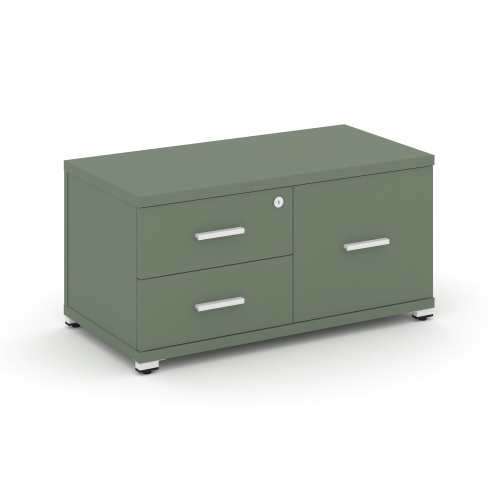 Тумба приставная с 2 ящиками Concept CN.TSP-004 W