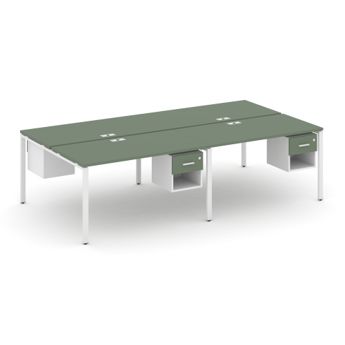 Бенч-система на 4 места с подвесными тумбами Concept CN.DRS-139 фото 5 Бенч-система на 4 места с подвесными тумбами Concept CN.DRS-139 фото 5