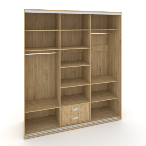 Корпус 3-х секционного шкафа высокого L=2219мм Maris SH.K3-5.1 K2 фото 3