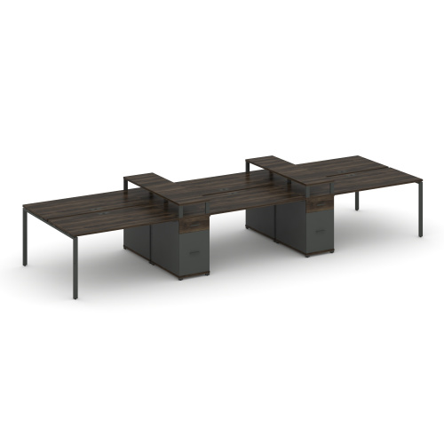 Бенч-система на 6 мест с 2 опорными тумбами Concept CN.DRS-470 фото 3 Бенч-система на 6 мест с 2 опорными тумбами Concept CN.DRS-470 фото 3