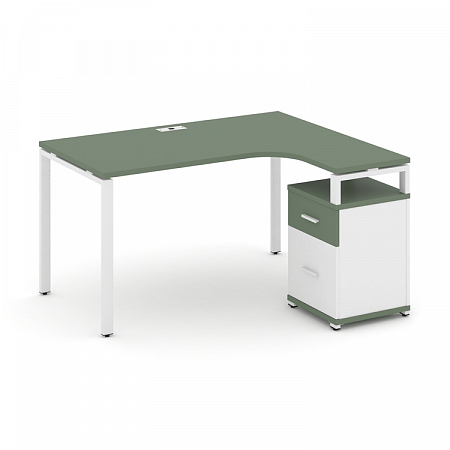 Стол эргономичный с опорной тумбой Concept CN.SA-306(R)