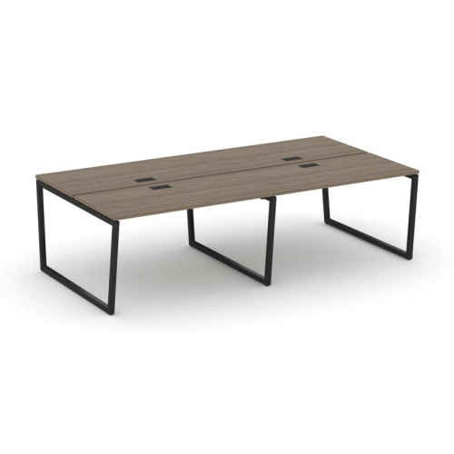 Style Project Рабочая станция 2-х сторон. SN-4T2.DRS-041 Акация Лорка/Металл Антрацит/Заглушка Пласт фото 4