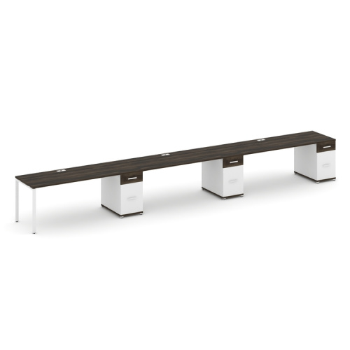 Бенч-система на 3 места с 3 опорными тумбами Concept CN.ORS-448 фото 10