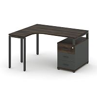 Стол эргономичный с опорной тумбой Concept CN.SA-301(L)