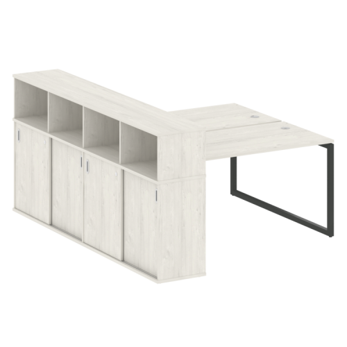 Бенч-система с шкафом-купе на О-обр. м/к Metal System Quattro 40БО.РС-СШК-4.3 фото 13