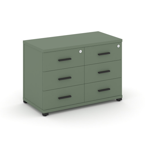 Тумба приставная с 6 ящиками Concept CN.TSP-007 B