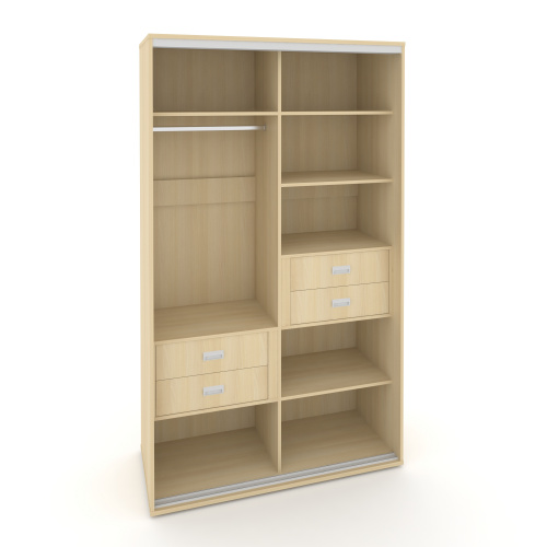 Корпус 2-х секционного шкафа высокого L=1300мм Maris SH.K2-3.1 K5