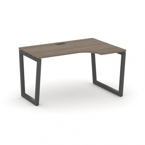 Style Project Стол рабочий эргоном. SN-5T2.SPA-001(R) Акация Лорка/Металл Антрацит/Заглушка Пластик фото 25