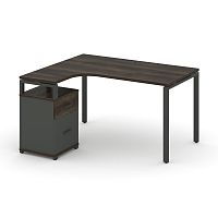 Стол эргономичный с опорной тумбой Concept CN.SA-308(L)