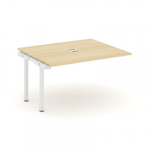 Style Project Проходной наб. элем. перег. стола SN-5P.NSPRG-032 Дуб Наварра/Металл Белый 1180*1180*7 фото 21