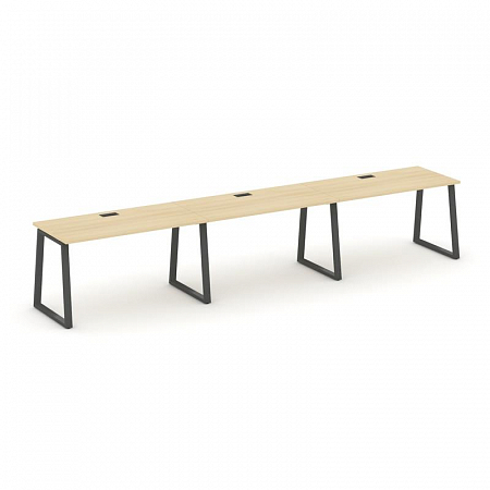 Style Project Рабочая станция 1 сторон. SN-6T1.ORS-053 Акация Лорка/Металл Антрацит/Заглушка Пластик