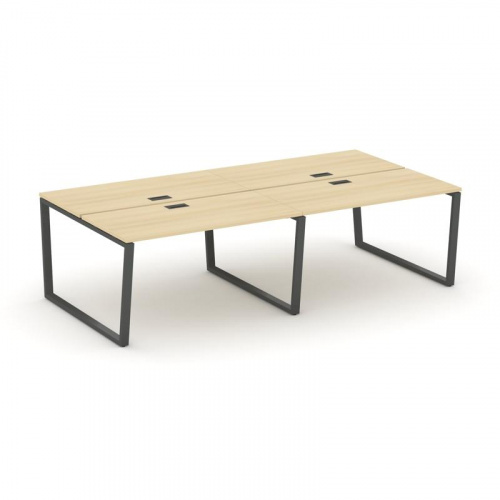 Style Project Рабочая станция 2-х сторон. SN-6T2.DRS-054 Акация Лорка/Металл Антрацит/Заглушка Пласт фото 28