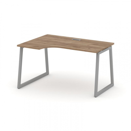 Style Project Стол рабочий эргоном. SN-4T1.SPA-011(L) Акация Лорка/Металл Антрацит/Заглушка Пластик фото 15