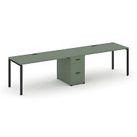 Бенч-система на 2 места с 1 опорной тумбой Concept CN.ORS-405