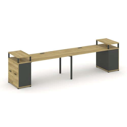 Бенч-система с опорными распашными шкафами Concept CN.ORS-222 фото 4