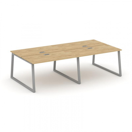 Style Project Рабочая станция 2-х сторон. SN-6T1.DRS-051 Акация Лорка/Металл Антрацит/Заглушка Пласт фото 2