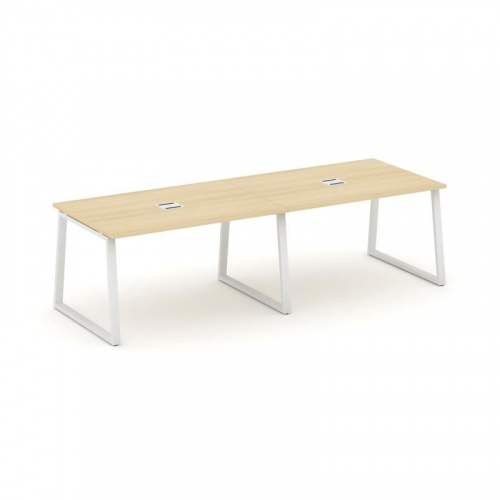 Style Project Стол переговорный SN-6T1.SPRG-012 Акация Лорка/Металл Антрацит/Заглушка Металл Антраци фото 22