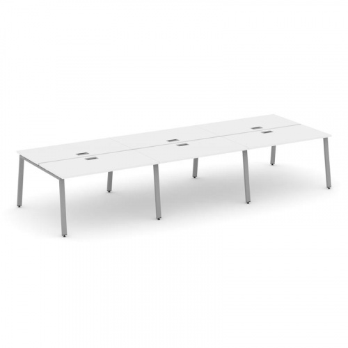 Style Project Рабочая станция 2-х сторон. SN-6A.DRS-071 Антрацит/Металл Белый 2940*1432*750 фото 11 Style Project Рабочая станция 2-х сторон. SN-6A.DRS-071 Антрацит/Металл Белый 2940*1432*750 фото 11