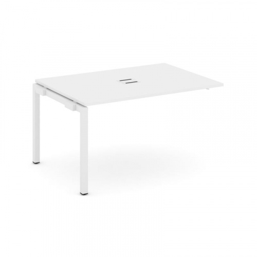 Style Project Проходной наб. элем. перег. стола SN-5P.NSPRG-002 Вяз Благородный/Металл Белый 1180*98 фото 6