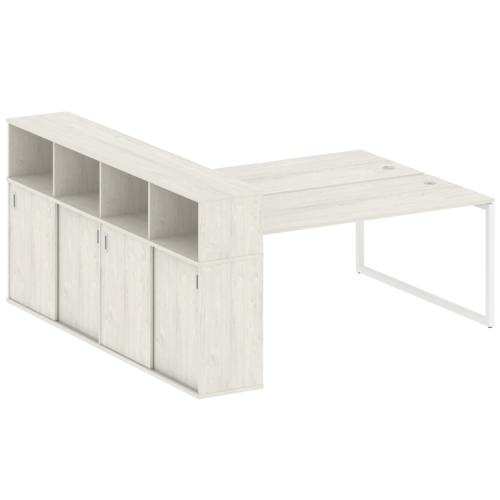 Бенч-система с шкафом-купе на О-обр. м/к Metal System Quattro 40БО.РС-СШК-4.5 фото 4