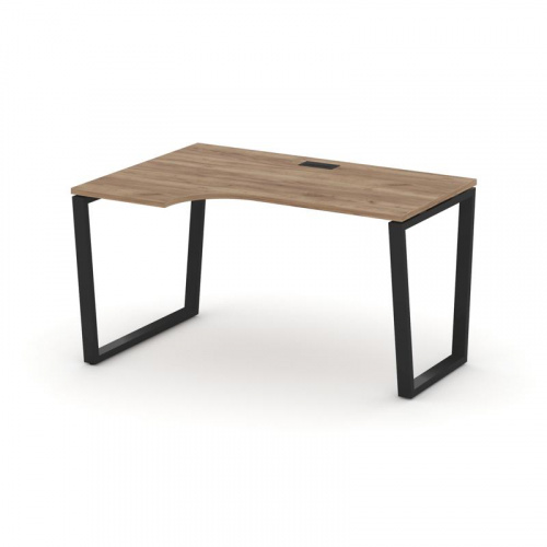 Style Project Стол рабочий эргоном. SN-6T2.SPA-021(L) Акация Лорка/Металл Антрацит/Заглушка Пластик фото 5
